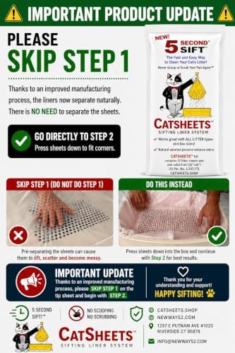 Sifting Cat Litter Box Liners | Serious Sifter Super Supply | 5 Second Sift Cat - Image 3