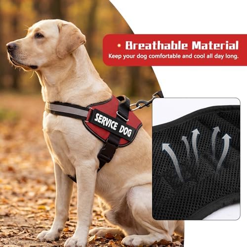 MUMUPET Service Dog Vest, No Pull & Reflective Dog Harness - Image 3