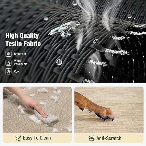 Veehoo Cooling Elevated Dog Bed, Raised Dog Cot - Image 5