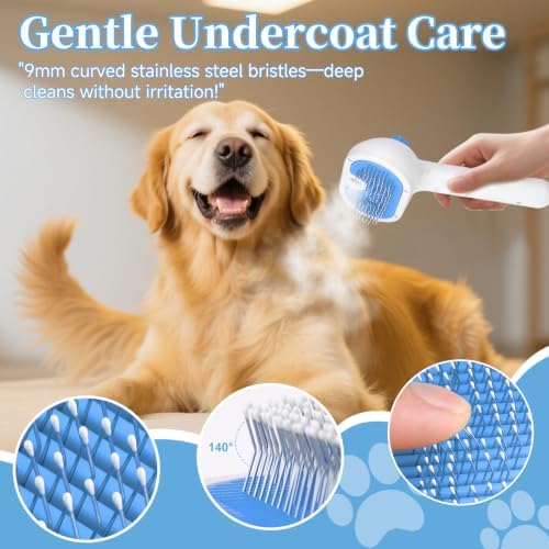 Pet Steam Brush for Dog, cat brushes for indoor cats - Image 5