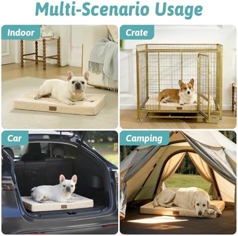 COZY KISS Cooling Orthopedic Dog Bed, Waterproof Lining - Image 5