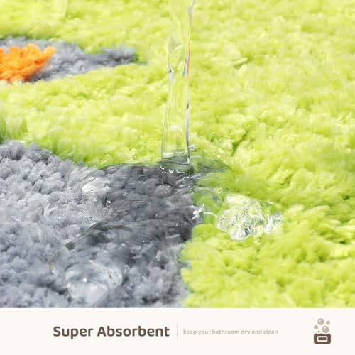 Molesun Dinosaur Bath Mat 16x24, Soft Absorbent Microfiber Bath Rugs - Image 4