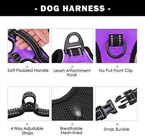PHOEPET No Pull Dog Harnesses for Small Dogs Reflective Adjustable - Image 4