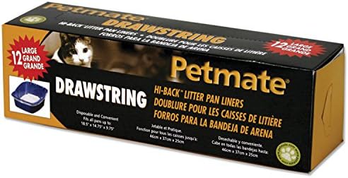 Petmate Drawstring Hi-Back Litter Box Liners by Petmate
