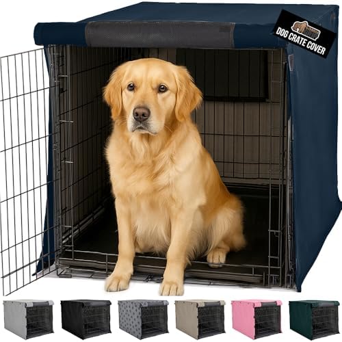 GORILLA GRIP Dog Crate Covers, Wire Kennel Topper, 42 in by GorillaGrip