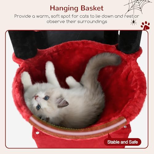 Globlazer Heavy Duty Cat Trees for Big Cats Maine Coon, Blood-Goth - Image 4