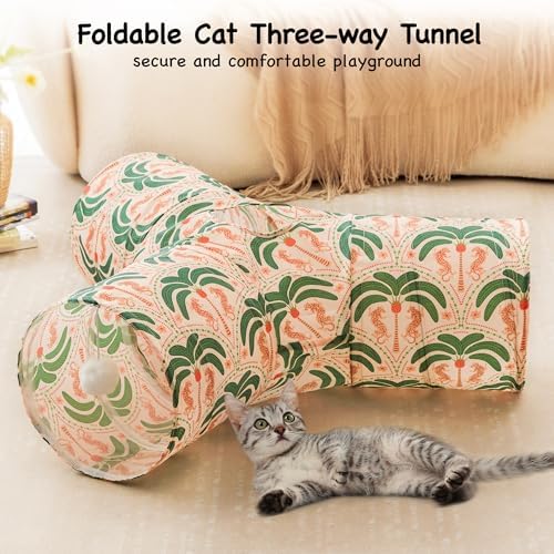 Tempcore Cat Tunnel, 3-Way Collapsible Toy - Image 3