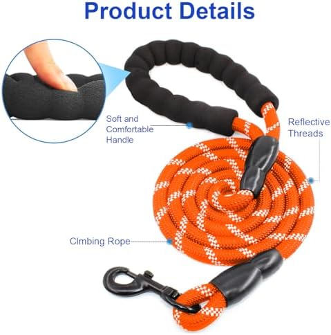 Double Dog Leash, No Tangle Dual Leash, 360° Swivel Tangle Free Bungee - Image 3