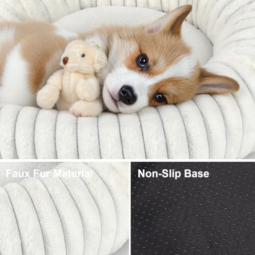 Calming Dog Bed Anti-Anxiety Donut Dog Beds - Image 5