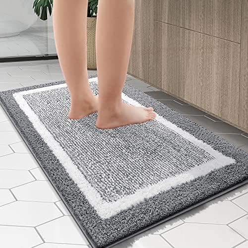 OLANLY Bathroom Runner Rugs 59x20, Extra Long Bath Mats - Image 6