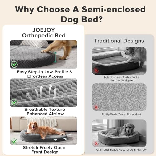 JOEJOY XL Orthopedic Dog Beds Large Sized Dog, Extra Large Washable Waterproof - Image 4