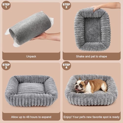 Dog Bed for Small Medium Size Dog, Washable Self Warming Dog Cat Beds for - Image 6