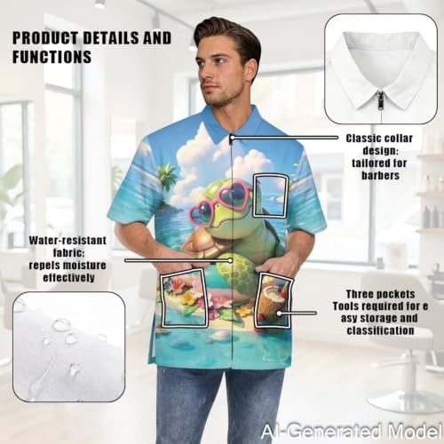 Dog Grooming Smock for Women & Men Water & Hair Repellent - Image 5