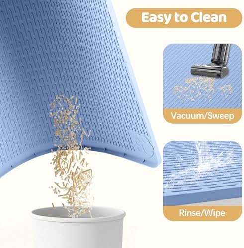 Silicone Cat Litter Mat for Litter Box 50”x35” Large Cat Mat - Image 5