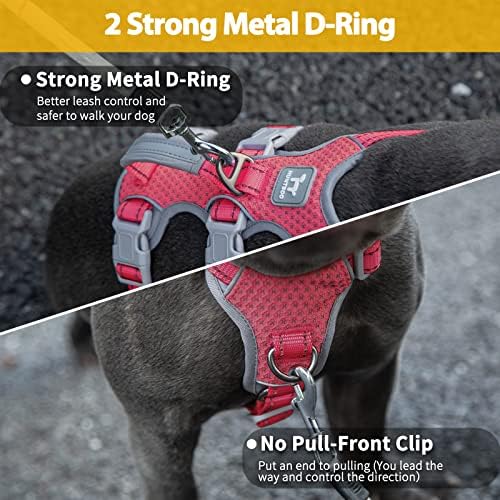Huntboo Escape Proof Dog Harness, No Pull Reflective Harness - Image 4