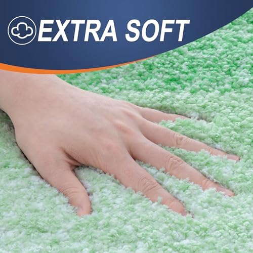 OLANLY Bathroom Runner Rug 59x17, Extra Soft Absorbent Microfiber Bath Rugs - Image 2