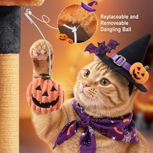 Yaheetech Halloween Cat Tree - Image 5