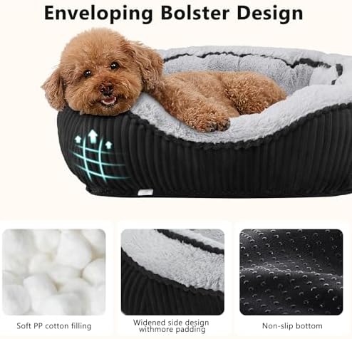 Dog Beds for Medium Small Dogs, Washable Pet Bed - Image 5