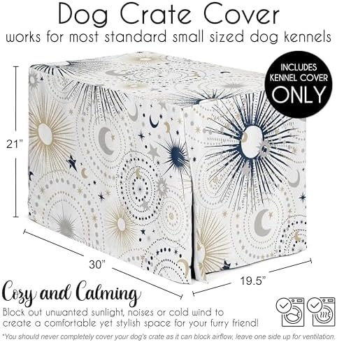 Sweet Jojo Designs 30in. Small/Medium Dog Crate Cover Pet Cage, Kennel Covers - Image 5