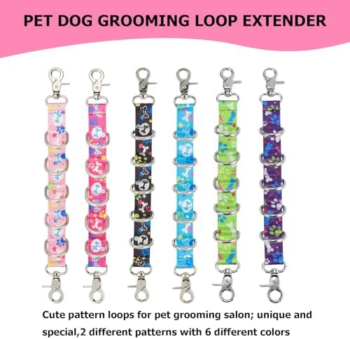 Dog Grooming Loop 2 Pack Dogs Grooming Table Arm Extension Straps Cute Unique - Image 5