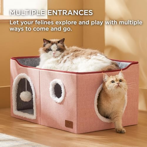 Bedsure Extra Wide Cat House Bed - Image 2