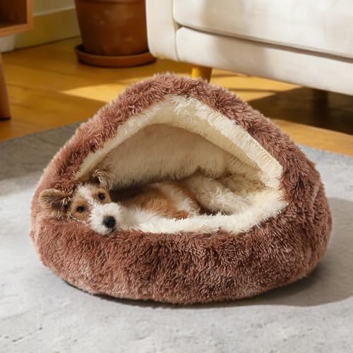 NOYAL Hooded Donut Bed, Calming Cave - Image 5
