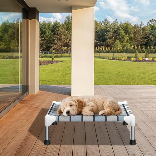 Caghash Elevated Outdoor Raised Dog Bed, Lifted Dog Cot - Image 6