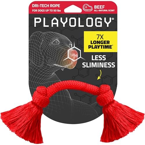 Playology Tug Rope Dog Toys for Medium Dogs by Playology