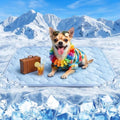 Cooling Mat for Dogs and Cats 24" x 18", Pet Cooling Bed Indoor Outdoor w by Unknown