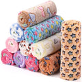 Tatuo 12 Pcs 41x30 in Puppy Dog Blankets Fleece Cat Pet Blankets Soft Warm by Tatuo