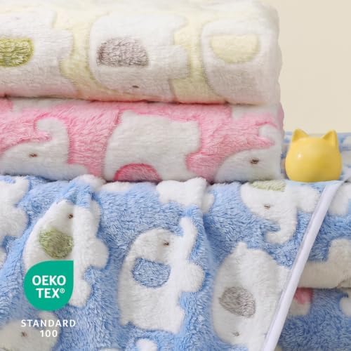 Luciphia 3 Pack Cute Dog Blankets Soft Fleece - Image 3