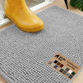 GORILLA GRIP SoakSTOPPER Dog Door Mat, Machine Wash and Dry, 24x17 Lt Gray by GorillaGrip
