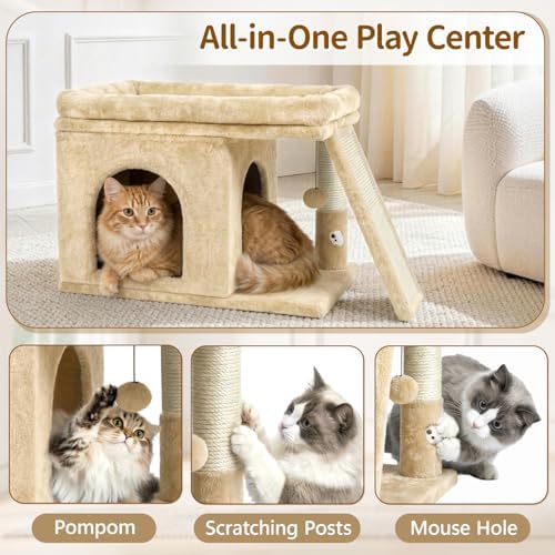 Cat Tree Tower with 15.7x23.6 Perch Bed - Image 5