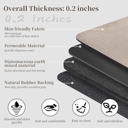Extra Long Bath Rugs 59x17-Diatomaceous Earth Bath Mats - Image 5