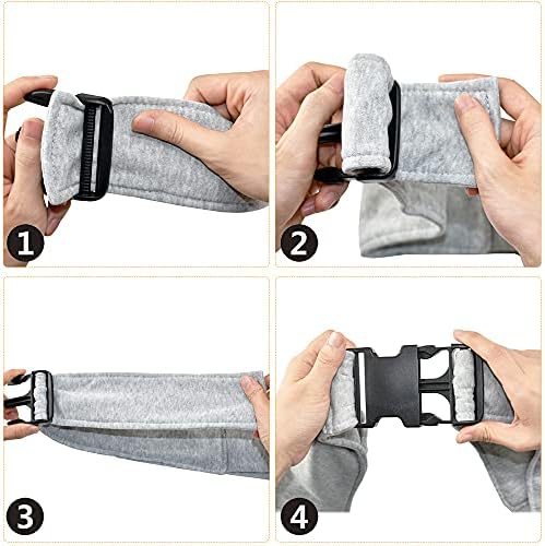 CUBY Dog and Cat Sling Carrier, Hands Free Reversible Pet Papoose Bag, Soft - Image 5