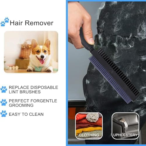 Premium Rubber Pet Hair Brush - Image 3