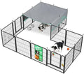 FXW Rollick Dog Playpen with Sun Shade, 16 Panels by FXW