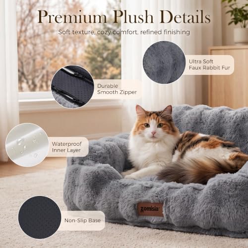 ZOMISIA Orthopedic Cat Couch Bed - Image 4