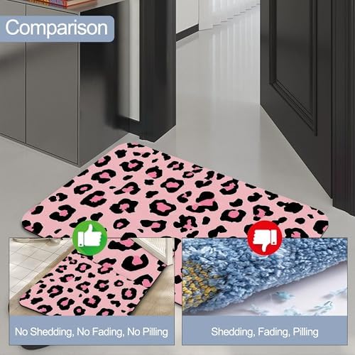 Bath Mats for Bathroom, Modern Stylish Diatomaceous Bath Rug Quick Dry - Image 4