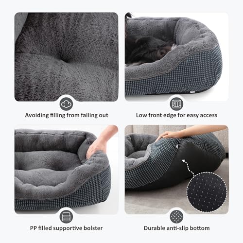 INVENHO Small Dog Bed for Small Dogs, Cat Beds for Indoor Cats Washable - Image 3