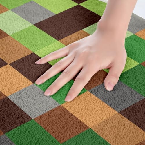 Manfei Pixelated Bath Mats, 16Wx24L Inches - Image 2