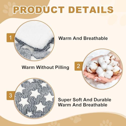 Dog Cat Bed Mat, Soft Coral Fleece Pet Cushion Pad - Image 3