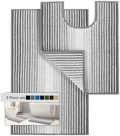BSICPRO Bathroom Rugs Sets 2 Piece by BSICPRO