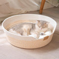 CHEERHOME PETS Handwoven Cat Basket Bed Cooling by CHEERPALS