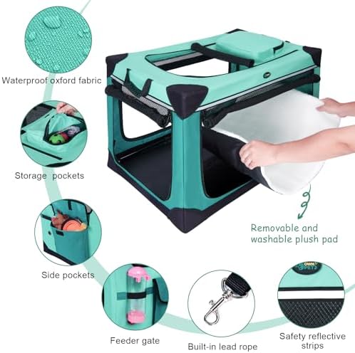 Ownpets Collapsible Travel Dog Crate - Image 6