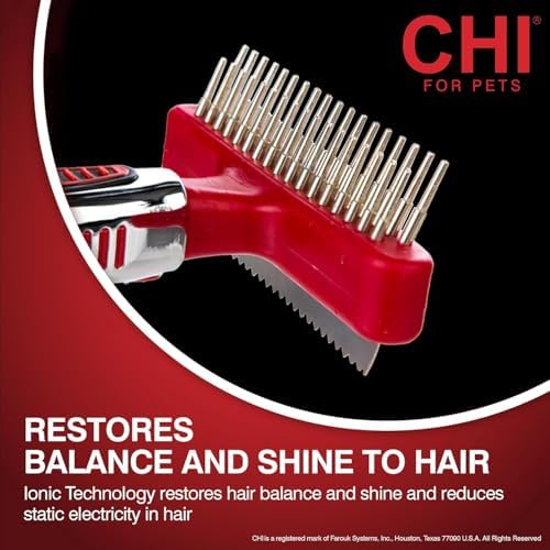 CHI for Dogs Double-Sided Shedding Rake and Blade - Image 4