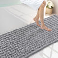 Smiry Bathroom Rugs 70X24, Extra Soft Rubber Backing Chenille Bath Mats by Smiry