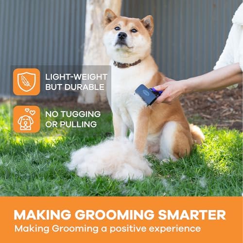 Deshedding Brush for Short/Medium-Hair Dogs & Cats | Deshedding Dog Brush for - Image 2