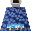 Drymate Cat Litter Box Mat, Litter Trapping Mat, Dark Blue, 29x36 XL by Drymate