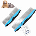 Pet Metal Comb for Dogs and Cats – Detangling Comb by LovinPup